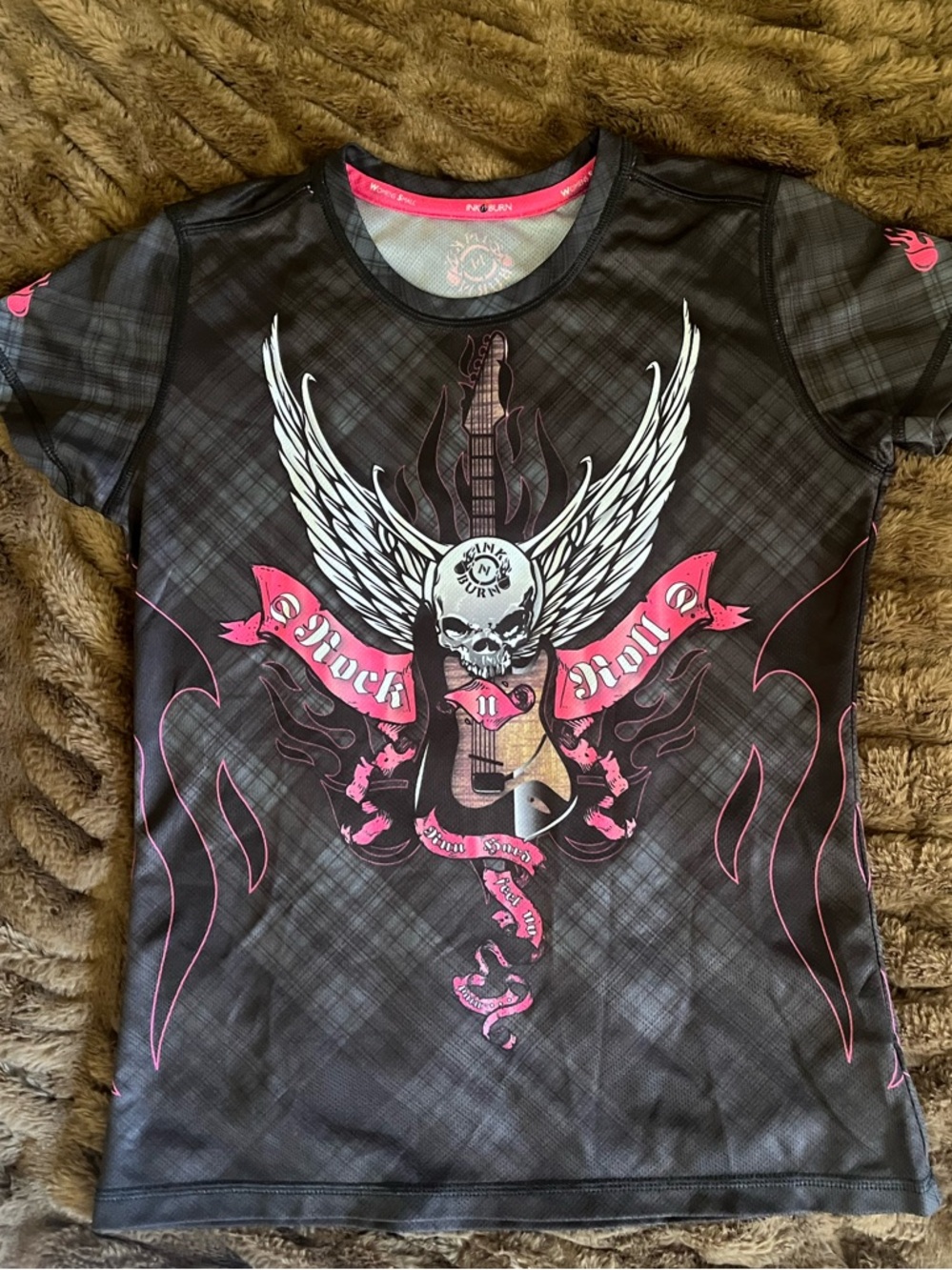 INKnBURN Rock & Roll tech shirt